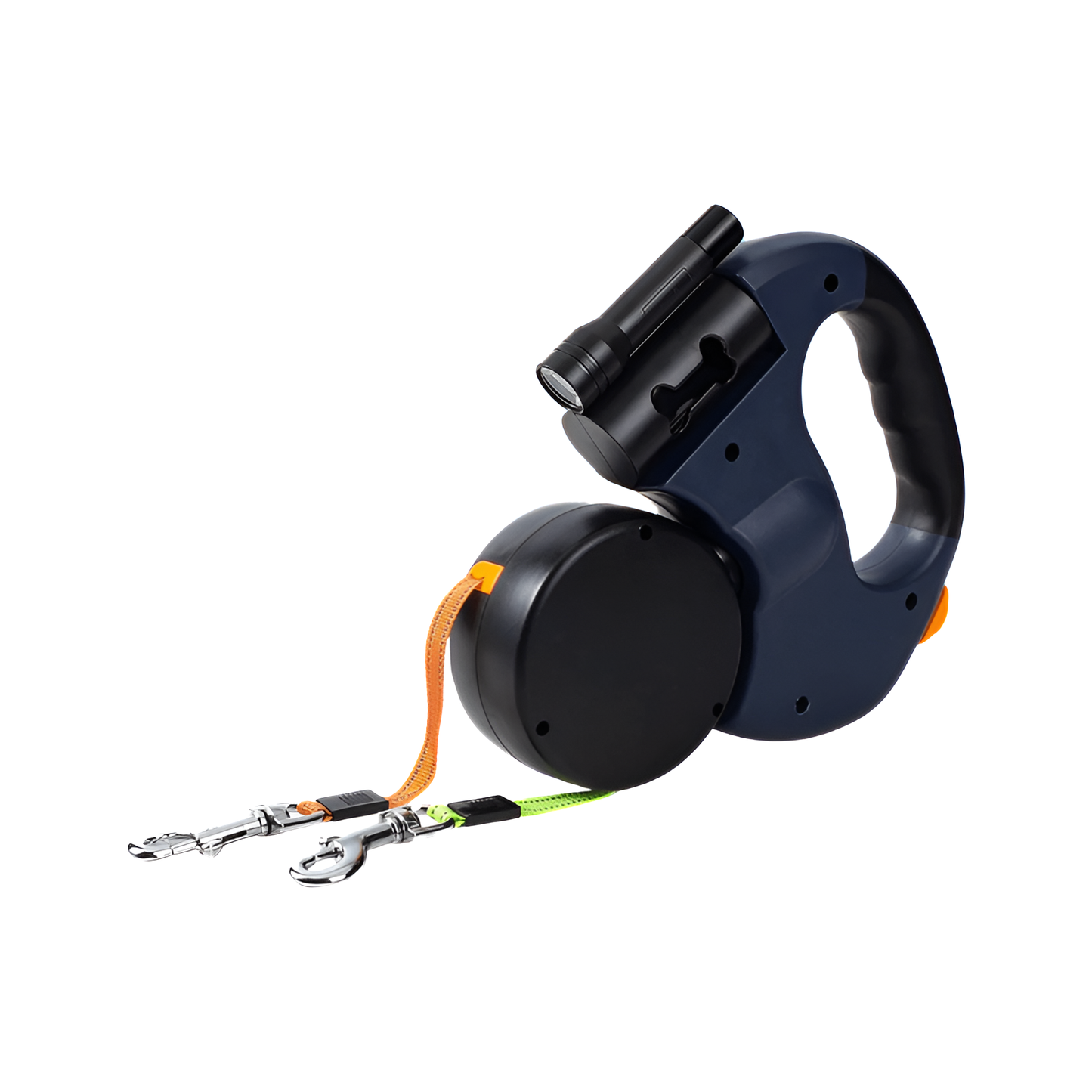 TrailBuddy™ Retractable Dual Dog Leash